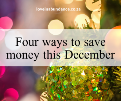 Four ways to save money this December